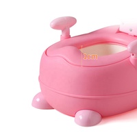 Nouveauté : Articles pour bébés - Pot de toilette portable pour enfants, motif dessin animé, pour l'apprentissage de la propreté et la sécurité