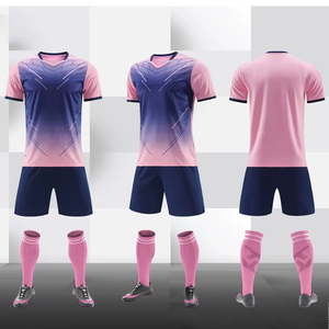 Custom Breathable Soccer Jersey Sublimation Print Team Training Personalized Logo Name Number Football Jersey Set - Product Image 3