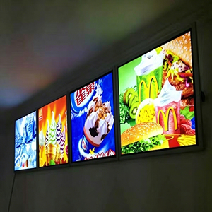 Custom LED lightbox, advertising photography studio lightbox, floor-standing A-<b>frame</b> freestanding <b>poster</b> advertising lightbox. - Product Image 2