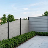 Panneaux de clôture extérieurs en PP, couleur et taille personnalisables pour villa et propriétés commerciales, clôture de jardin en plastique stabilisé aux UV