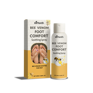 <span class=keywords><strong>Spray</strong></span> nourrissant pour les pieds au venin d'abeille, brume hydratante et apaisante quotidienne douce pour les pieds avec <span class=keywords><strong>gelée</strong></span> <span class=keywords><strong>royale</strong></span> et aloe vera, OEM - Product Image 1