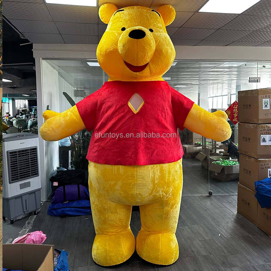 Winnie the Pooh Costume - Adult Inflatable Mascot 2025, image size:900x900