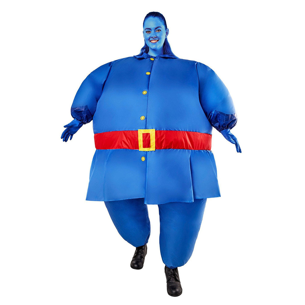 Costume gonflable Fat Man myrtille