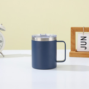 Cross-border <b>Hot</b>-selling 14oz Portable High-value 304 Stainless Steel Insulated Mug With Handle For Office Use - Product Image 6
