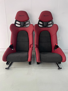 Asientos de Fibra de Carbono Seca Ajustables y Modificados, Diseñados a Medida para RS Taycan - Product Image 1