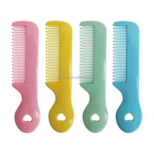 다채로운 색상의 작고 귀여운 머리 빗 가는 빗살이 있는 유아용 빗 세트 (여아, 남아, 어린이용) - Product Image 2