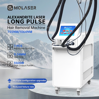Mqlaser Alexandrite NdYAG Laser d'épilation 755nm 1064nm à impulsions longues pour rougeurs diffuses et vaisseaux faciaux, appareil médical fixe