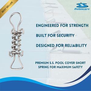 Couverture de piscine Swimcare Spring 5.25 en acier inoxydable avec anneau en D pour utilisation hivernale - Product Image 4