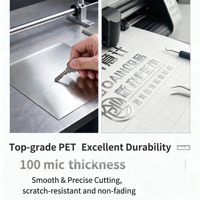 Vinilo PVC Plateado Brillante para Plotter, Fácil de Despegar, Alta Adhesión, Resistente a los Rayos UV, para Publicidad Exterior, Vallas y Letras en Paredes