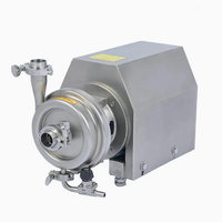 Pompe centrifuge sanitaire de haute qualité en acier inoxydable 304/316L pour l'asepsie des aliments et des boissons, traitement de l'eau potable