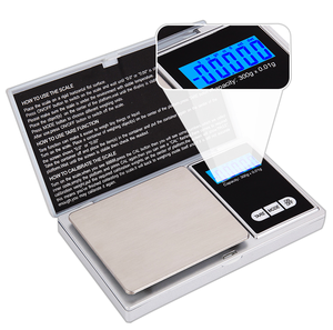 Fornitura di fabbrica Gram Mini digitale bilancia elettronica da tasca gioielli con diamanti del peso di 500g Display digitale alimentato a batteria massimo - Product Image 3