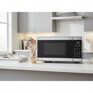 فرن ميكروويف كهربائي من الفولاذ المقاوم للصدأ سعة 20 لتر، 700 واط، مؤقت ميكانيكي، للاستخدام المنزلي والمركبات الترفيهية، يعمل بجهد عالمي 110-240 فولت، كفاءة طاقة من الفئة الأولى - Product Image 3