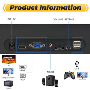 Pandora Legend DX Plus Mini Console Joystick Arcade 22 pollici <span class=keywords><strong>Barto</strong></span> 1280p HD LCD - Product Image 6