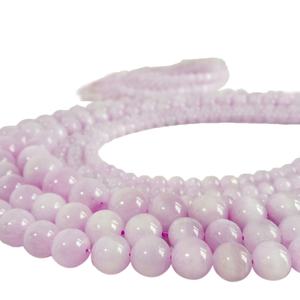 <span class=keywords><strong>Pietra</strong></span> <span class=keywords><strong>preziosa</strong></span> calcedonio <span class=keywords><strong>viola</strong></span> morbido Color lavanda 6-13mm perline lisce <span class=keywords><strong>pietra</strong></span> <span class=keywords><strong>preziosa</strong></span> genuina di alta qualità per gioielli - Product Image 2