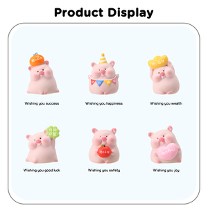 Vendita calda trama in resina personalizzata mistero scatola cieca gatto Kawaii Pai decorazione per la casa regalo all'ingrosso - Product Image 6