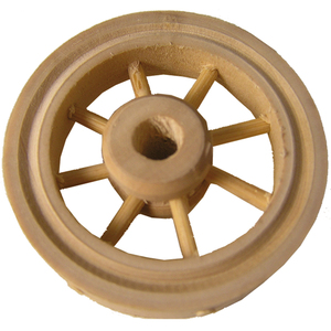 ZICOM Allemagne – Lot de 2 accessoires de crèche, roues de chariot de 4 cm, décorations de Noël (9069-Z136-K) - Product Image 1