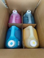 Impresora de Inyección de Tinta de Gran Formato Certificada de 5000 ml, Impresora Digital con Base de Solvente, Tinta de Solvente