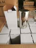 Boîtes à thé matcha en acier inoxydable, récipients texturés pour thé, café et sucre, boîtes personnalisées pour matcha, récipients domestiques pour le stockage du café et du sucre