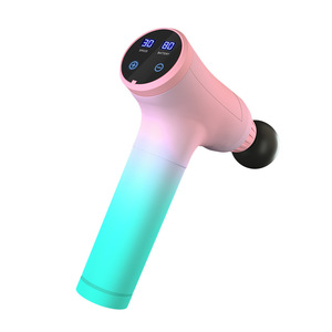 Pistola de masaje de alta calidad con logotipo personalizado y velocidad de vibración de percusión, con Motor sin escobillas, pistola masajeadora corporal relajante muscular de tejido profundo - Product Image 2