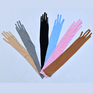 Gants <span class=keywords><strong>de</strong></span> mariée transparents en maille à 5 doigts, <span class=keywords><strong>bas</strong></span> Ultra-fins à cinq doigts, Sexy, tentation d'<span class=keywords><strong>avion</strong></span>, manches longues - Product Image 6