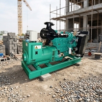 Groupe électrogène diesel Cummins 250 kW 312,5 kVA triphasé sans balais à châssis ouvert pour l'alimentation électrique temporaire à long terme des bases minières