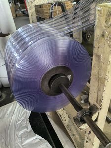 ม่านพีวีซีเสริมไนลอนแบบริบ ม่านโพลาร์<span class=keywords><strong>ใส</strong></span>พิเศษ ม่าน DOP/DOTP แบบยืดหยุ่น คุณภาพสูง อายุการใช้งานยาวนาน - Product Image 3