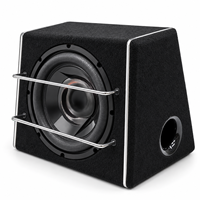 Kotak Subwoofer Pasif Trapesium Heavy Duty Aftermarket Besar untuk Mobil, 12 Inch DC 12V, Kabinet Speaker Audio Bass Kuat