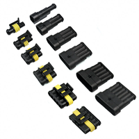 DJ7011 Connecteur de faisceau de câbles Weather Pack 1.5 1 2 3 4 5 6 broches, Prise électrique étanche à déconnexion rapide pour automobile
