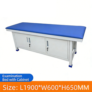 <span class=keywords><strong>Table</strong></span> d'<span class=keywords><strong>examen</strong></span> en acier au carbone de haute qualité pour médecins d'hôpital (avec boîte) - Product Image 1