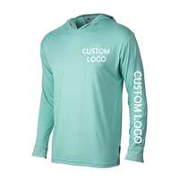 Vente en gros de chemise de pêche à capuche pour hommes en plein air personnalisé séchage rapide respirant Upf50 protection solaire maillot de pêche conception Logo