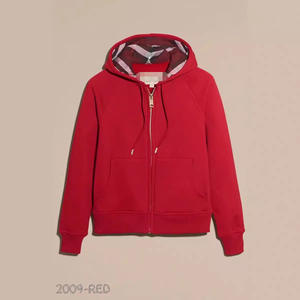 Felpe con <span class=keywords><strong>Cappuccio</strong></span> di Alta Qualità Stile Britannico SJ, Unisex, con Zip Intera, Loghi Ricamati Personalizzabili - Product Image 4