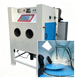 Automatic Turntable Sand Blasting Machine for Rust and Corrosion Removable - Product Image 1