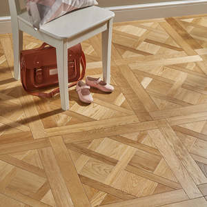 Pisos de ingeniería de madera dura de madera <span class=keywords><strong>Precio</strong></span> competitivo 1000*1000mm Hot New Versailles <span class=keywords><strong>Parquet</strong></span> Floor Oak - Product Image 5