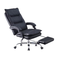 Fauteuil de bureau et ensemble de bureau en cuir synthétique moderne pour la Foire de Canton 2025, avec hauteur réglable, certifié EN1335