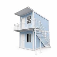Maison préfabriquée à construction rapide, maison modulaire moderne en conteneur, pièce portable étanche pour hébergement temporaire, camp de travailleurs