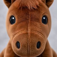 Jouets en peluche personnalisés en forme de cheval, animaux en peluche, poupées en peluche douces, logo OEM ODM, cadeaux personnalisés