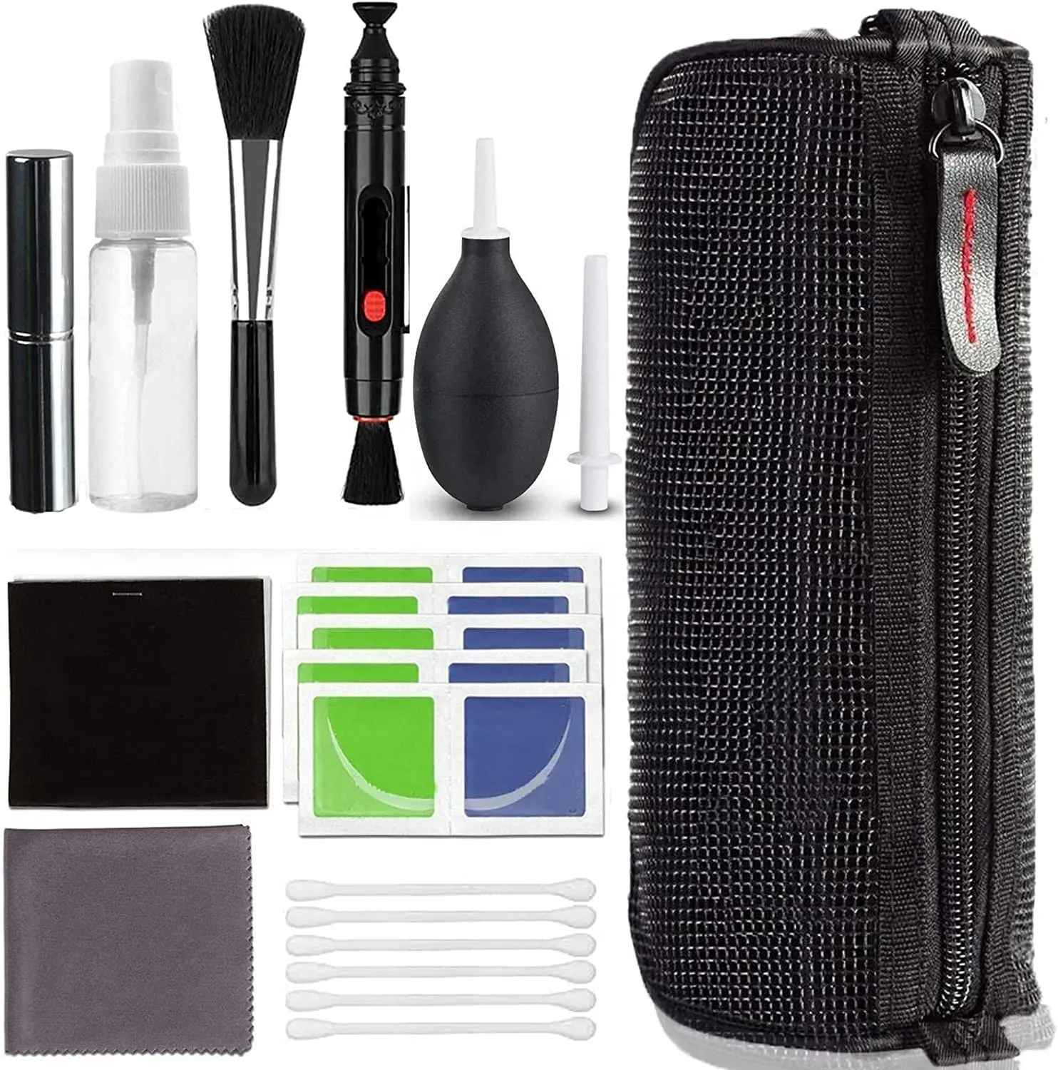 Camera Photo Accessories Professional Keyboard DSLR Lens Cleaning Tools Set Kit With Air Blower Swabs Pen Clean Cloth Brush