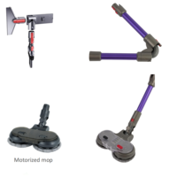 Aspirateur Silencieux Sans Fil à Batterie pour Voiture, Hôtel, Poils d'Animaux, Tapis, avec Filtre HEPA et Lumière Verte