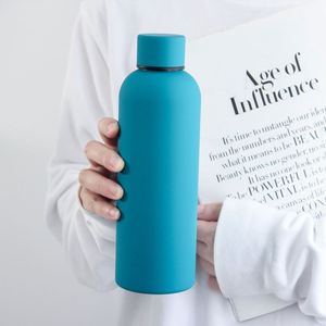 Botella de Boca Pequeña de Calibre Moderado de 350 ml, 500 ml, 750 ml, 1000 ml, de Acero Inoxidable 304, para Campamento y Expediciones, Taza de Agua Aislada, con Diseño de Marca Personalizada - Product Image 5