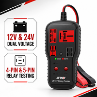 Probador de Relés para Automóviles Jfind JF107 de Fábrica Directa, Probador de Relés Universal de 12v 24v, Venta al por Mayor