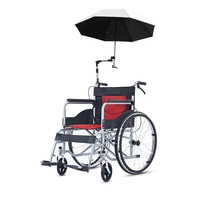 Fauteuil roulant de réadaptation manuelle Fauteuil roulant pliable léger utilisé pour les personnes âgées et les handicapés Fabriqué en Chine à moins de 50 $