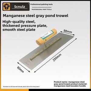 <span class=keywords><strong>Couteau</strong></span> de truelle de <span class=keywords><strong>peintre</strong></span> grattage des murs outil de mastic <span class=keywords><strong>couteau</strong></span> de piscine de cendres en acier inoxydable pour réparation de murs et plâtrage - Product Image 4