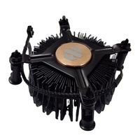 Refroidisseur de processeur à profil bas pour Intel LGA 1700, dissipateur thermique à ailettes en aluminium anodisé avec ventilateur de refroidissement