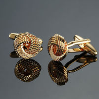 Boutons de manchette de luxe pour hommes, blancs et bleus, en or et argent, avec nœud, pour chemises à poignets français, vente en gros fabricant