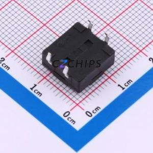 TSW12111-060B511BA Tactile Switch Through hole-4P,11.7x11.5mm Switch Single Pole Single Throw Round Button 2.8N 11.7mm - Product Image 2