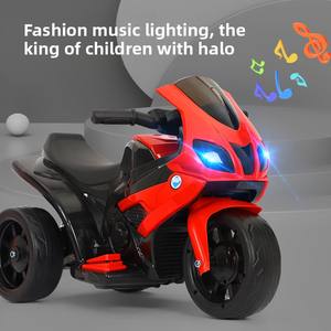 دراجة نارية كهربائية للأطفال بثلاث عجلات، لعبة سيارة ذاتية القيادة ببطارية، قابلة للركوب للأطفال ومصنوعة من البلاستيك - Product Image 4