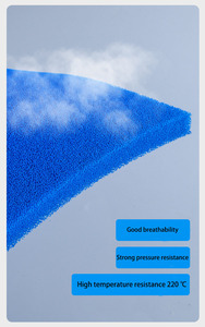 Feuille de mousse en silicone bleue résistante aux hautes températures, panneau en tissu à un seul niveau pour table à <span class=keywords><strong>repasser</strong></span> et machine à presser - Product Image 2