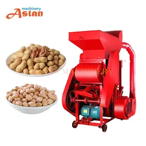 Manufacture commercial peanut shelling hulling machine cheap price peanut peeler sheller machine