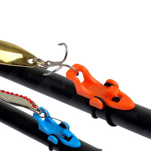 Gancho <span class=keywords><strong>keeper</strong></span> de vara de pesca, com 3 tamanhos de borracha elástica, suporte para isca de pesca, plástico fácil e ajustável, vara de pesca, gancho - Product Image 2