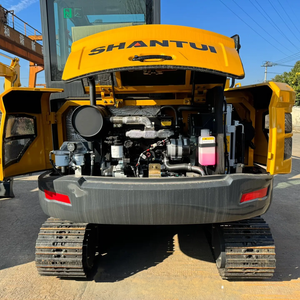 Petite pelle sur chenilles Shantui SE60-10W 6 tonnes de haute qualité utilisée avec moteur et pompe à vendre en stock - Product Image 4